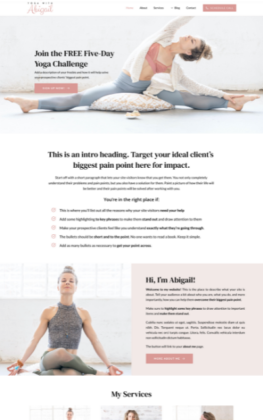 Wendy Neal Design - Abigail Site Template