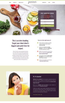 Wendy Neal Design - Jasmine Site Template