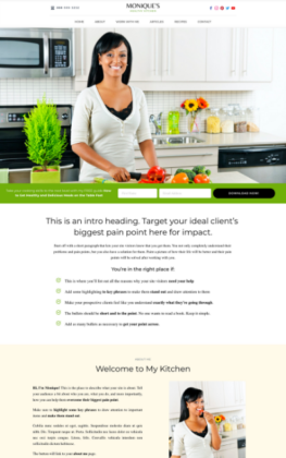 Wendy Neal Design - Monique Site Template